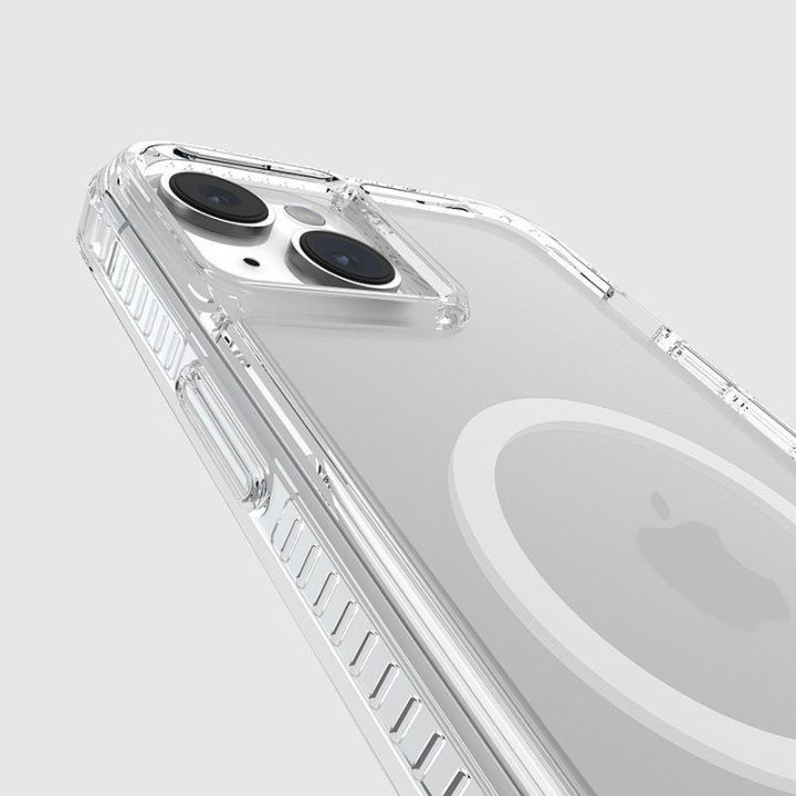 Dėklas Case-Mate Ultra Tough Plus D3O MagSafe iPhone 15 Plus, permatomas