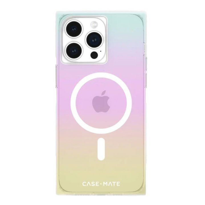 Case-Mate BLOX MagSafe dėklas iPhone 15 Pro Max, Rainbow Frosting