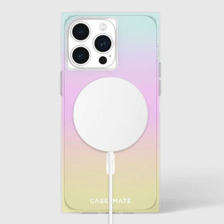 Case-Mate BLOX MagSafe dėklas iPhone 15 Pro Max, Rainbow Frosting