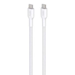 USB-C laidas Puro Fabric 1,2 m, baltas