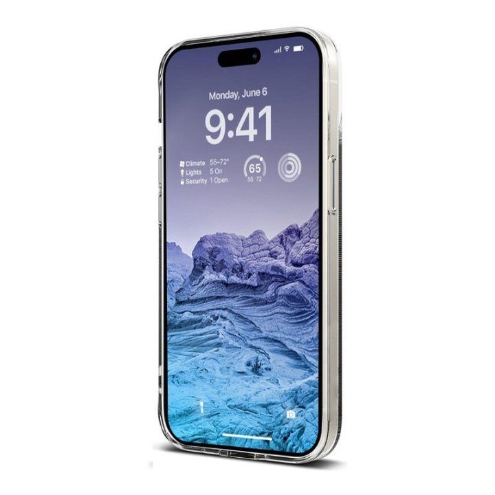Permatomas dėklas iPhone 15 Plus Crong Crystal Slim