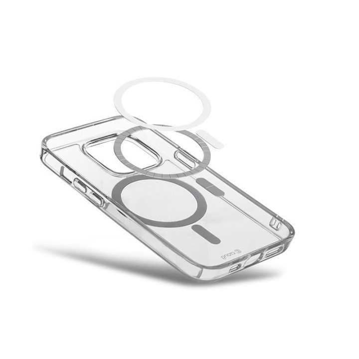 Permatomas dėklas iPhone 15 Plus Crong Clear MAG Cover