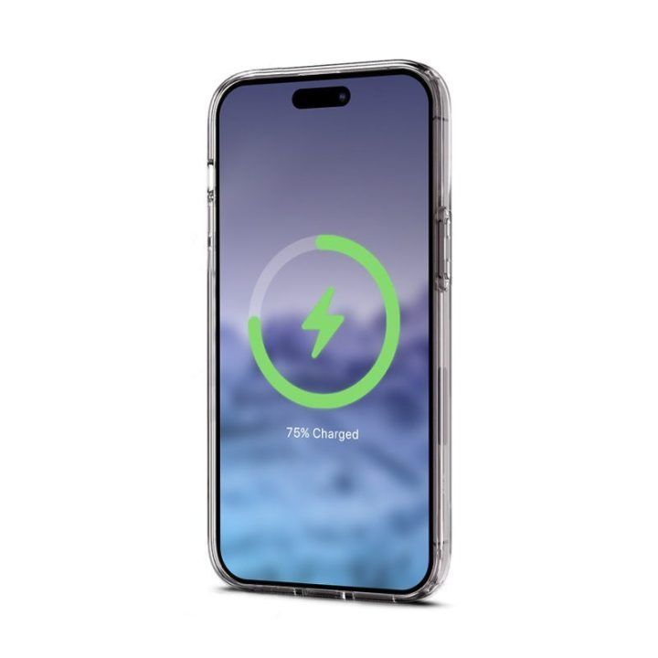 Permatomas dėklas iPhone 15 Pro Crong Clear MAG Cover