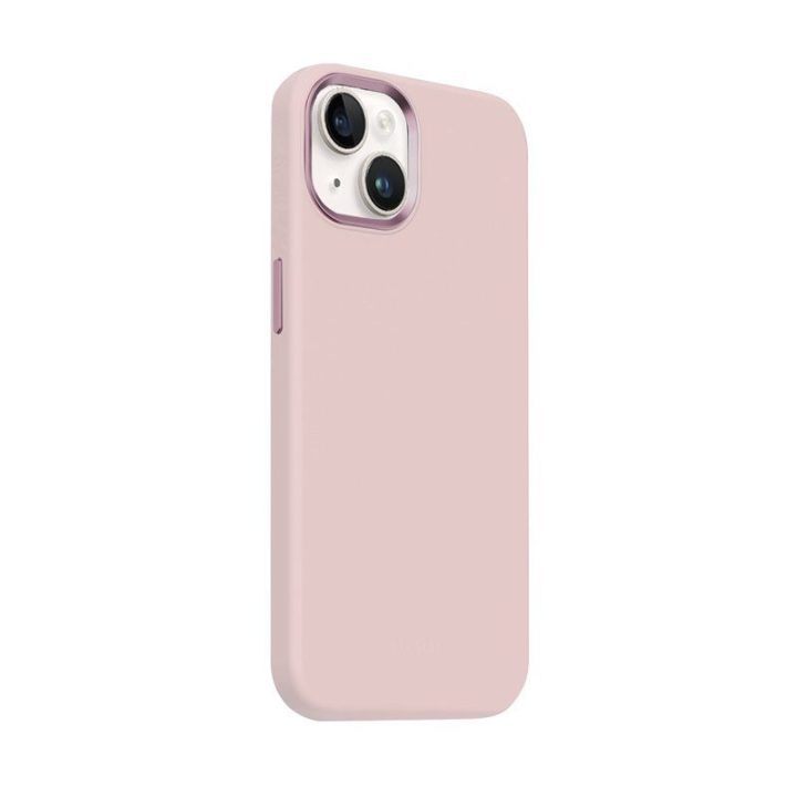 Rožinis „Crong Color Cover LUX Magnetic“ dėklas iPhone 15 Plus
