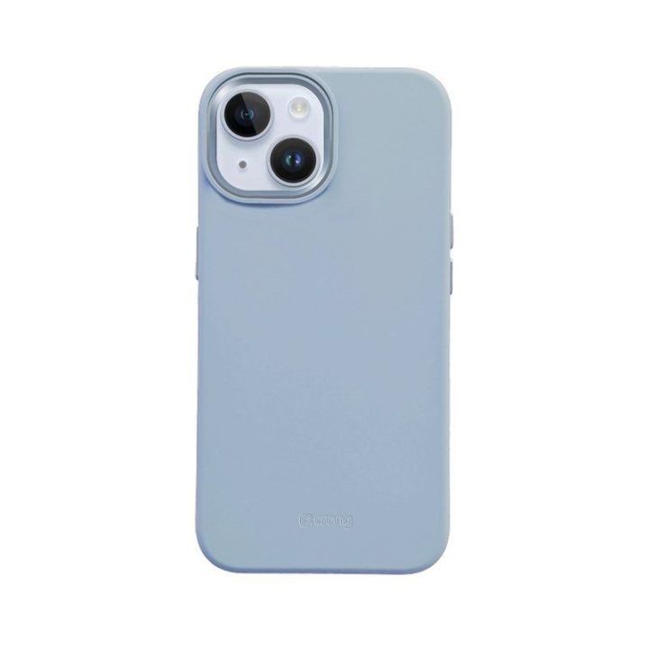 Dėklas iPhone 15 Plus Crong Color Cover LUX Magnetic, mėlynas