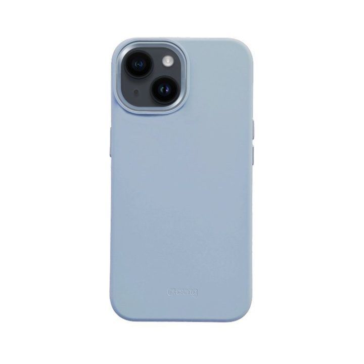 Dėklas iPhone 15 Plus Crong Color Cover LUX Magnetic, mėlynas