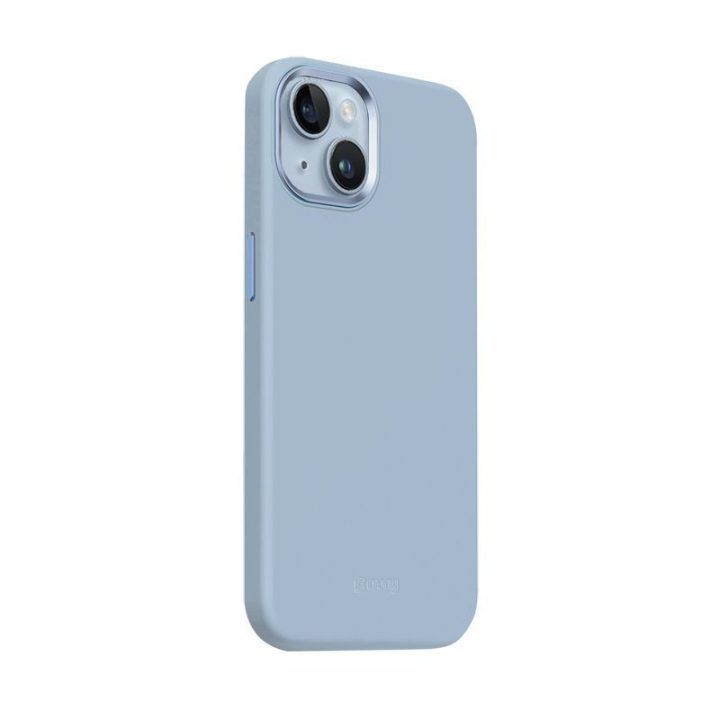 Dėklas iPhone 15 Plus Crong Color Cover LUX Magnetic, mėlynas