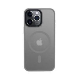 Dėklas iPhone 15 Pro Max, pilkas, Crong Hybrid Frost MAG