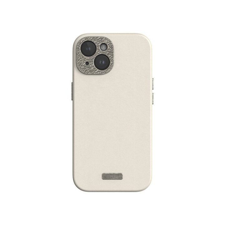 Moshi Napa MagSafe dėklas iPhone 15, Eggnog White