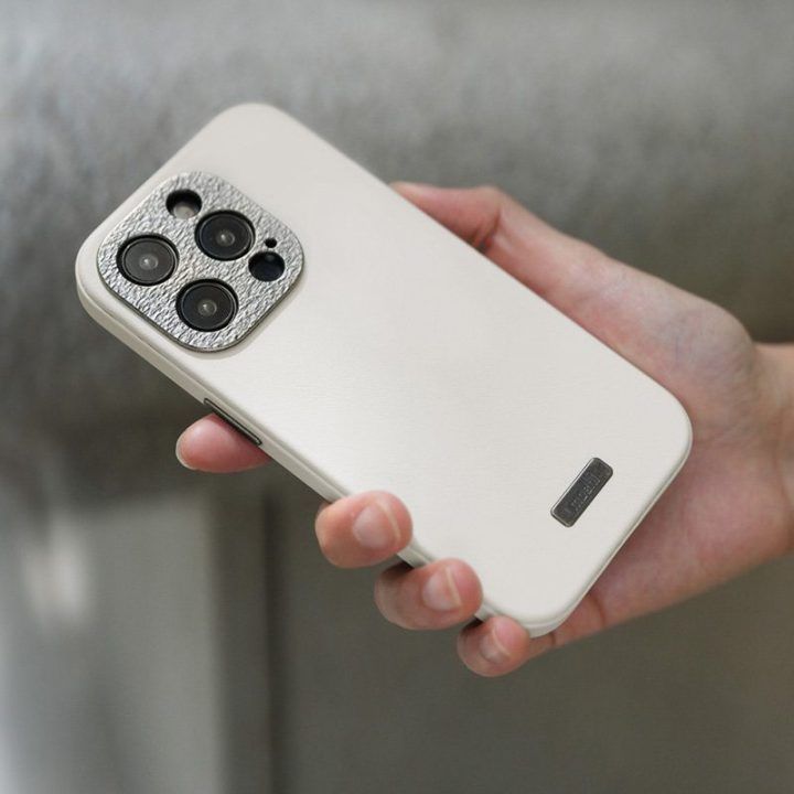Moshi Napa MagSafe dėklas iPhone 15 Plus, Eggnog White