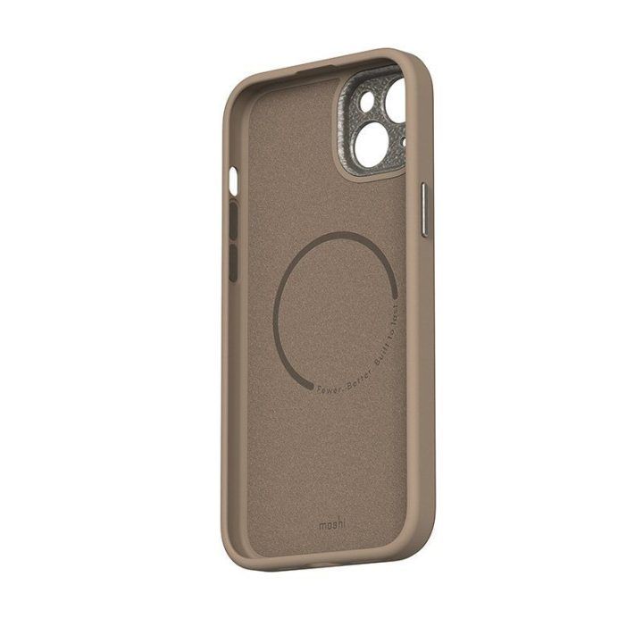Moshi Napa MagSafe dėklas iPhone 15 Plus, rudas