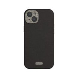 Dėklas iPhone 15 Plus, juodas, Moshi Napa MagSafe