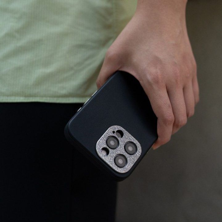 Dėklas iPhone 15 Plus, juodas, Moshi Napa MagSafe