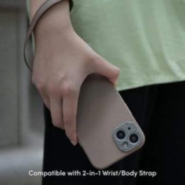 Dėklas iPhone 15 Pro Moshi Napa, baltas