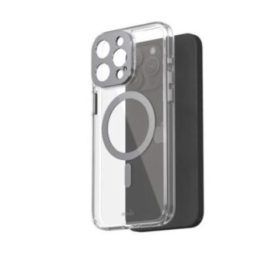 Dėklas Moshi iGlaze MagSafe iPhone 15 Pro Max, pilkas