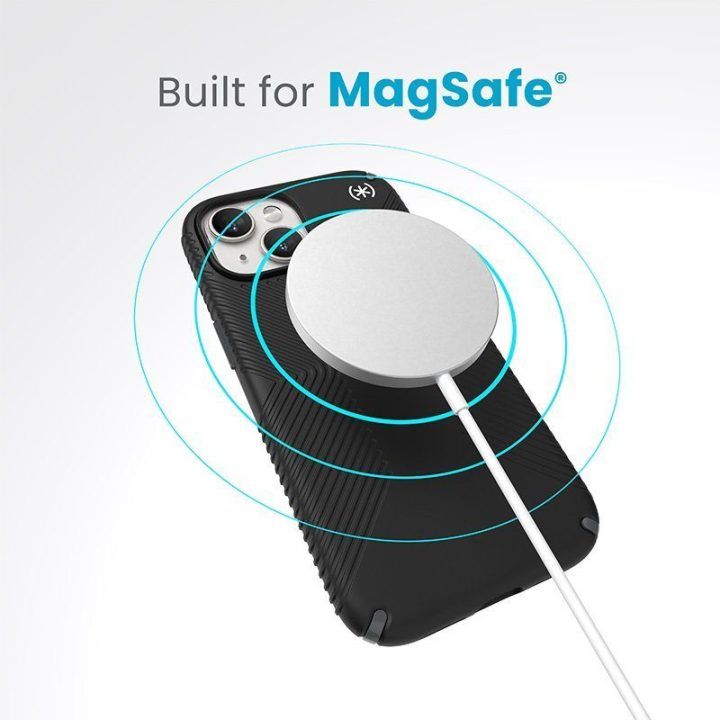 Dėklas iPhone 17e/16e/15/14/13 Speck Presidio2 Grip MagSafe juodas
