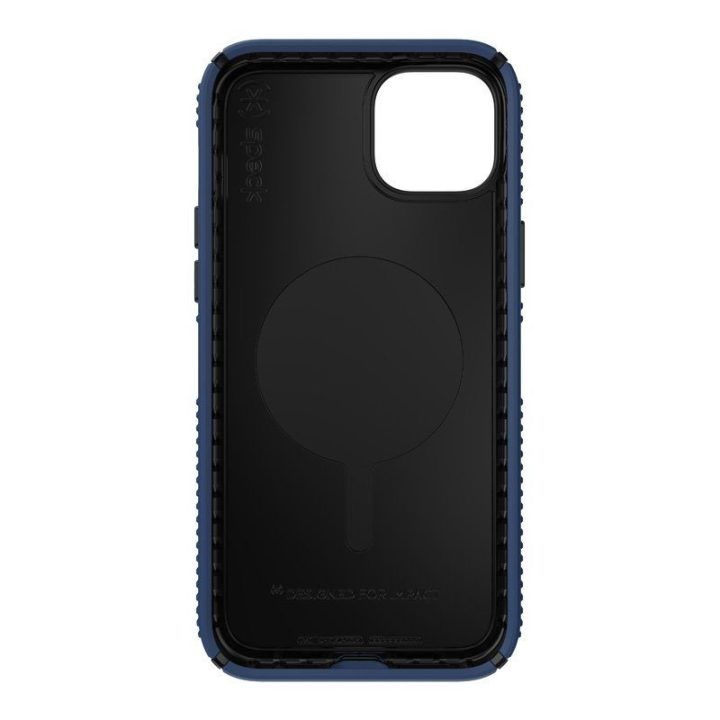 Dėklas Speck Presidio2 Grip MagSafe iPhone 15 Plus / 14 Plus, mėlynas