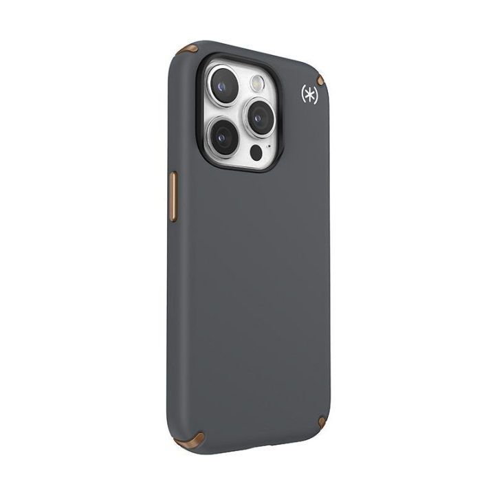 Dėklas iPhone 15 Pro Speck Presidio2 Pro MagSafe, pilkas