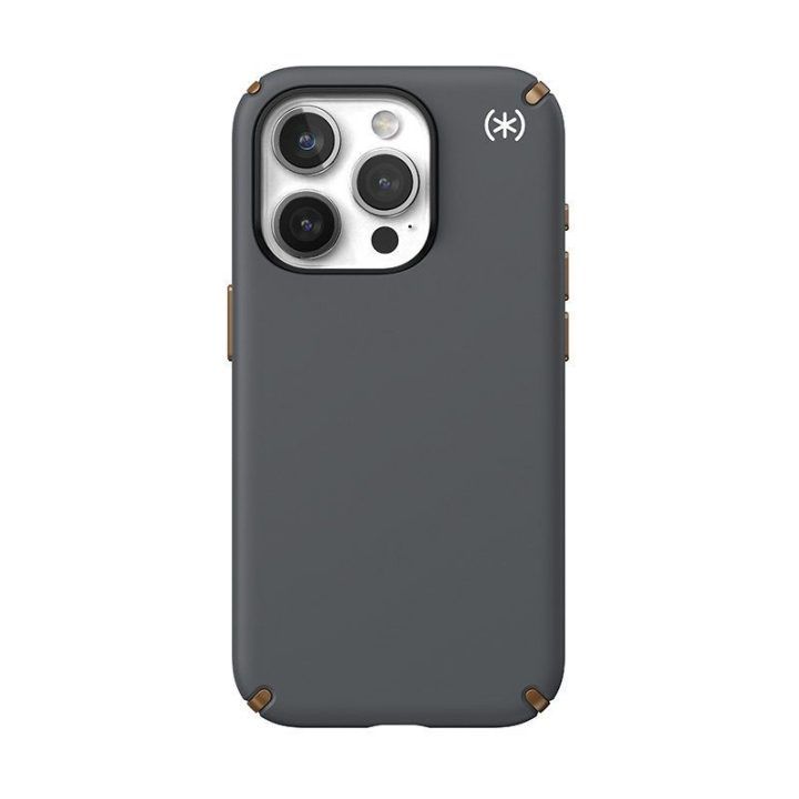 Dėklas iPhone 15 Pro Speck Presidio2 Pro MagSafe, pilkas