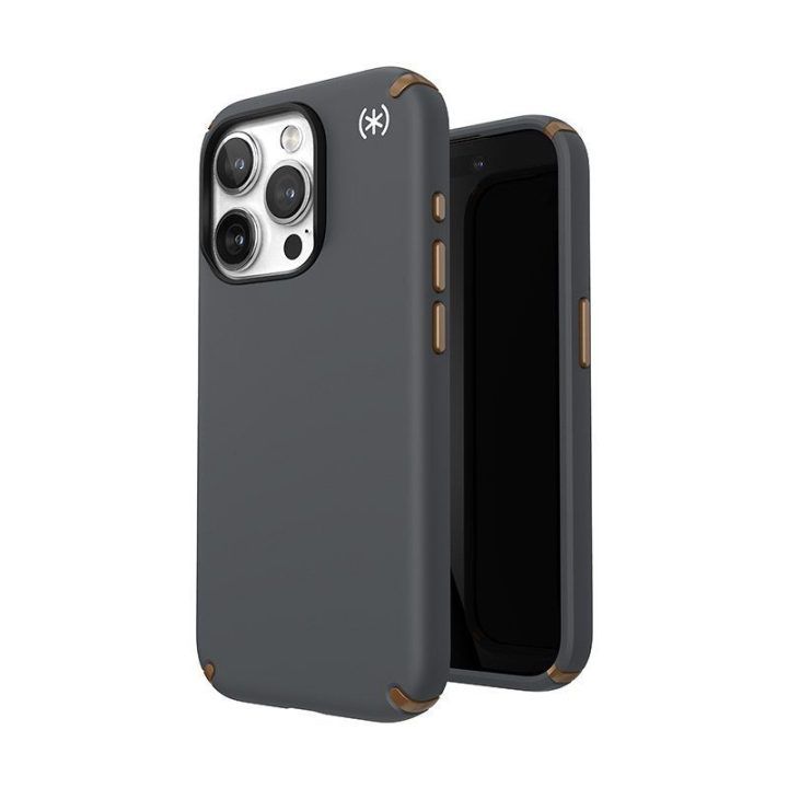 Dėklas iPhone 15 Pro Speck Presidio2 Pro MagSafe, pilkas