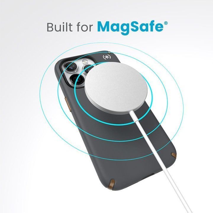 Dėklas iPhone 15 Pro Speck Presidio2 Pro MagSafe, pilkas