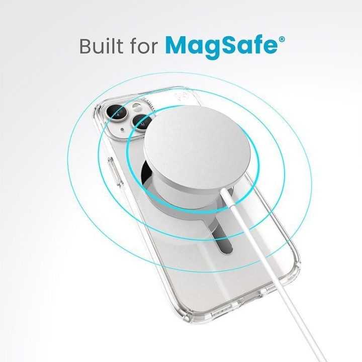 Dėklas Speck Presidio Perfect-Clear MagSafe iPhone 17e/16e/15/14/13