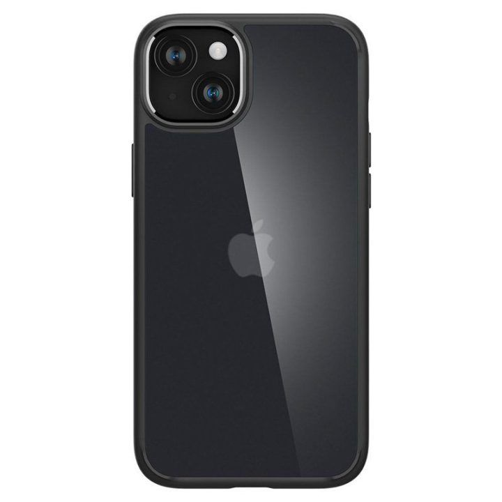 Dėklas Spigen Ultra Hybrid, juodas, iPhone 15