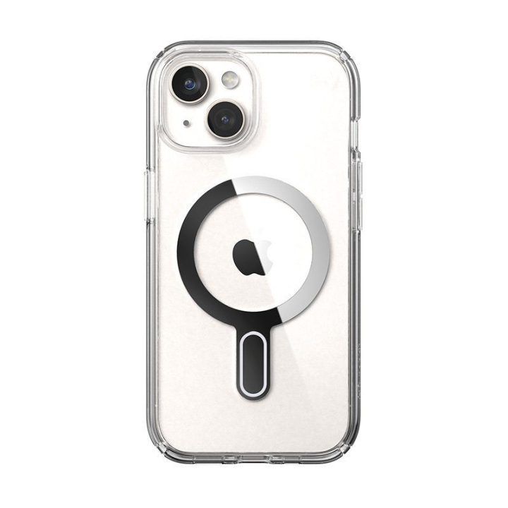 Dėklas Speck Presidio Perfect-Clear ClickLock & MagSafe iPhone 17e / 16e / 15 / 14 / 13, permatomas
