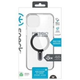 Permatomas dėklas Speck Presidio Perfect-Clear ClickLock MagSafe iPhone 15 Plus / 14 Plus