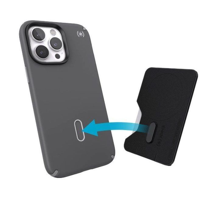 MagSafe piniginė Speck ClickLock, juoda