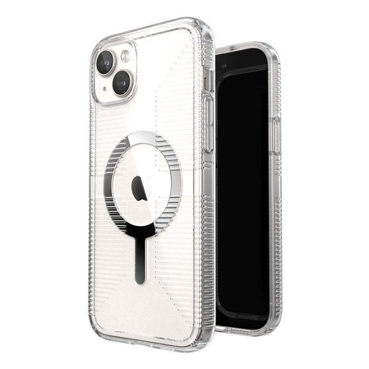 Permatomas dėklas iPhone 15 Plus / 14 Plus Speck Gemshell Grip MagSafe