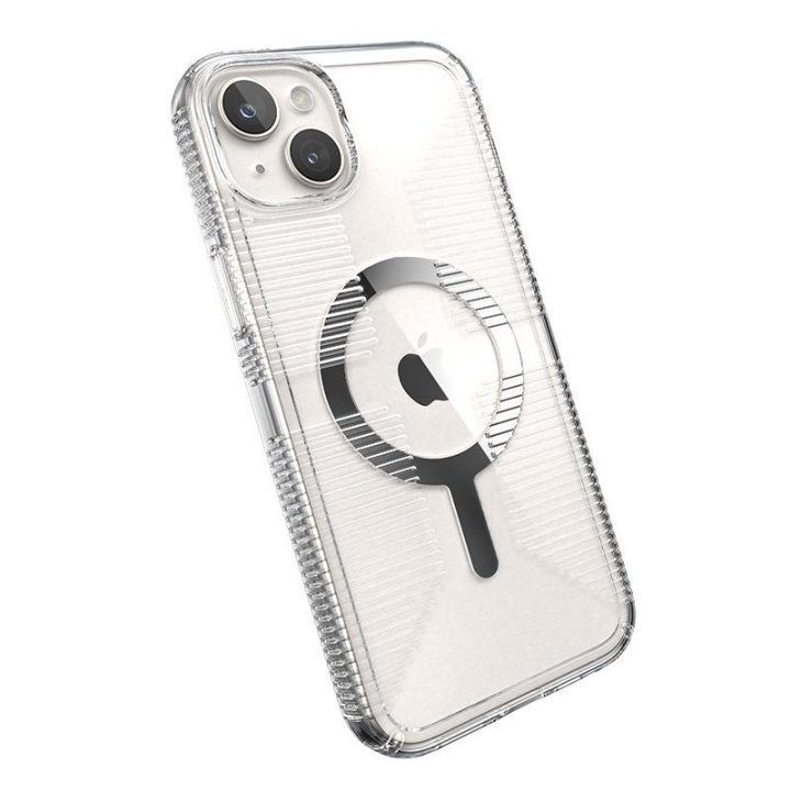 Permatomas dėklas iPhone 15 Plus / 14 Plus Speck Gemshell Grip MagSafe