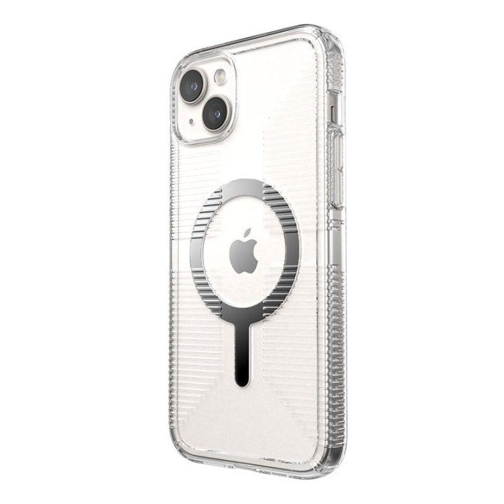 Permatomas dėklas iPhone 15 Plus / 14 Plus Speck Gemshell Grip MagSafe