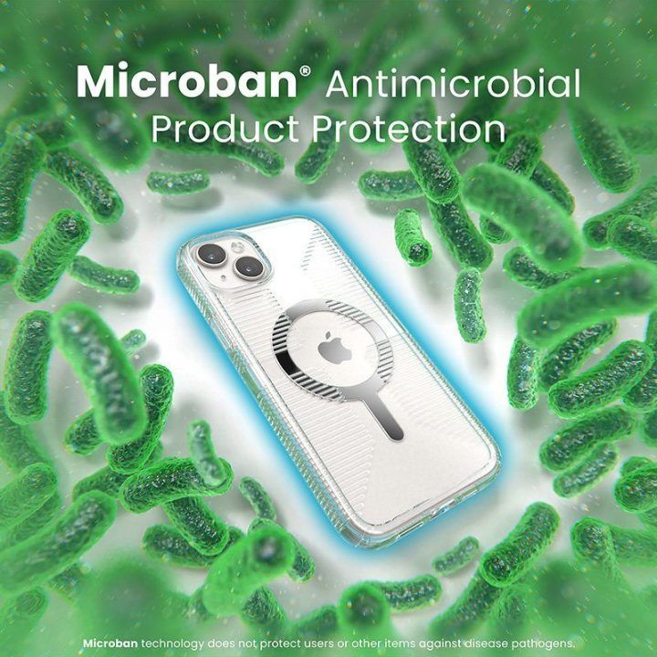 Permatomas dėklas iPhone 15 Plus / 14 Plus Speck Gemshell Grip MagSafe