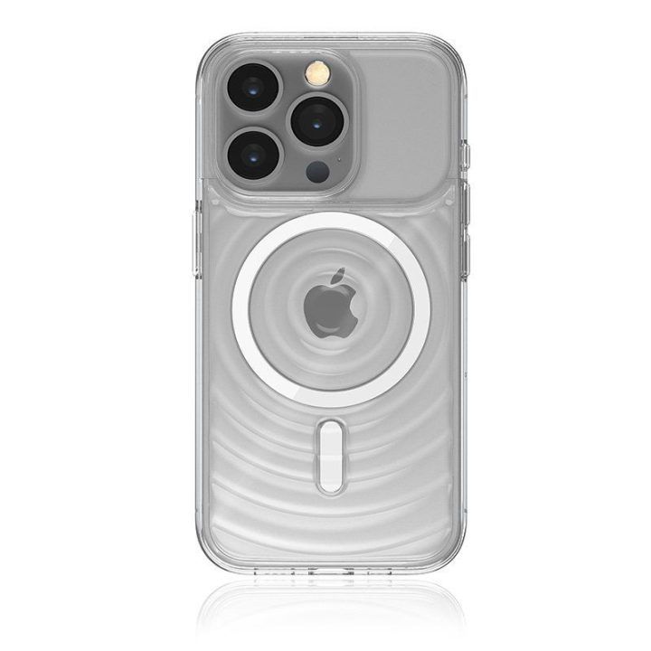 Permatomas dėklas iPhone 15 STM Reawaken Ripple MagSafe
