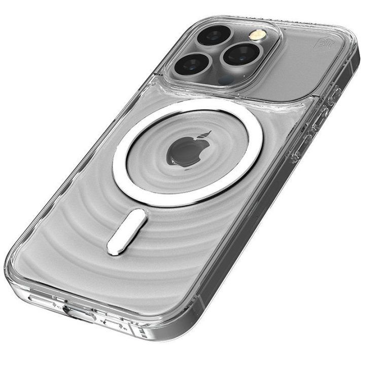 Permatomas dėklas iPhone 15 STM Reawaken Ripple MagSafe