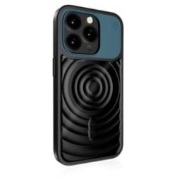 Dėklas iPhone 15 Pro STM Reawaken Ripple MagSafe, juodas
