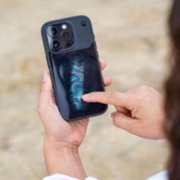 Dėklas iPhone 15 Pro Max, juodas STM Reveal Warm MagSafe