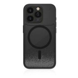 Dėklas iPhone 15 STM Relax Sand MagSafe, juodas