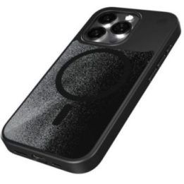 Dėklas iPhone 15 Pro Max, juodas/pilkas, STM Relax Sand MagSafe