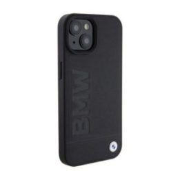 BMW odinis dėklas iPhone 15 Plus, juodas