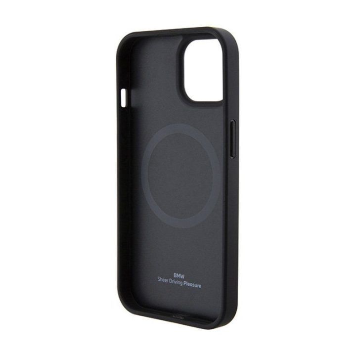 BMW odinis dėklas iPhone 15 Plus, juodas