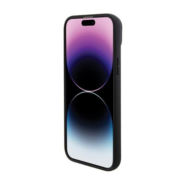 BMW odinis dėklas iPhone 15 Plus, juodas