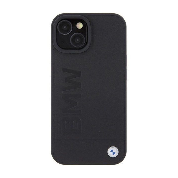 BMW odinis dėklas iPhone 15 Plus, juodas