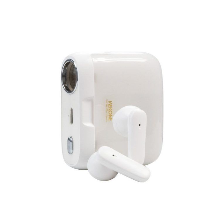 Belaidės Bluetooth ausinės WEKOME S28, baltos