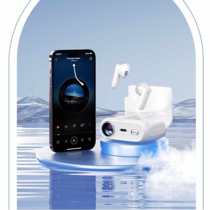 Belaidės Bluetooth ausinės WEKOME S28, baltos