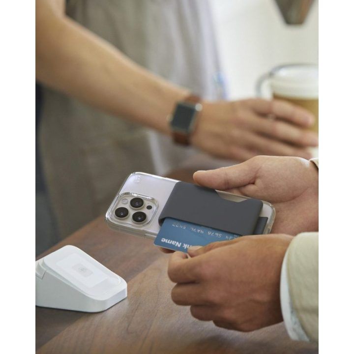 Speck ClickLock Wallet For MagSafe dėklas su pinigine, Pale Oak