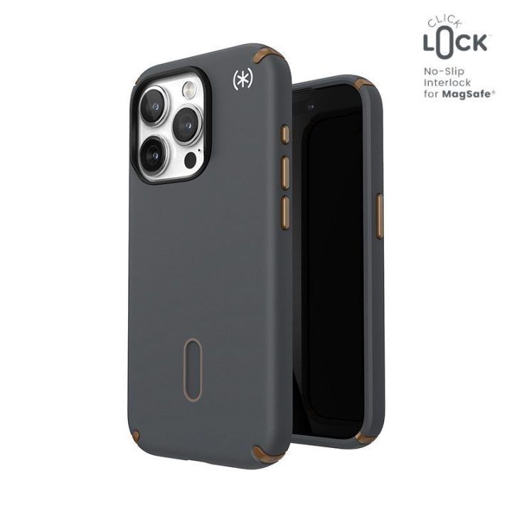 Dėklas iPhone 15 Pro Speck Presidio2 Pro Charcoal Gray