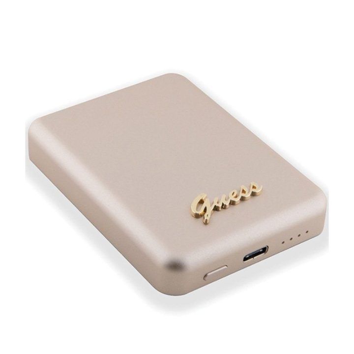 Guess išorinė baterija 3000 mAh 5 W, aukso spalvos