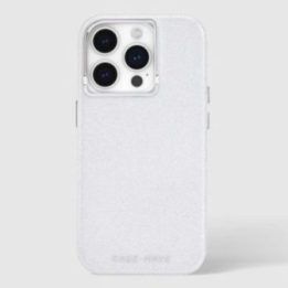 Dėklas iPhone 15 Pro Case-Mate Shimmer, sidabrinis